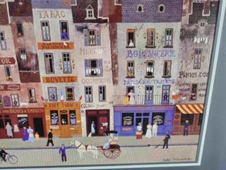 LAMINA REPRODUCCION CUADRO MICHEL DELACROIX PARIS