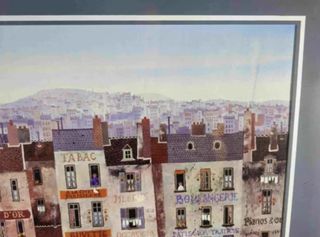 LAMINA REPRODUCCION CUADRO MICHEL DELACROIX PARIS