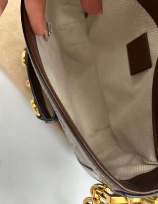 Bolso Gucci Horsebit 1955 Beige/Marrón