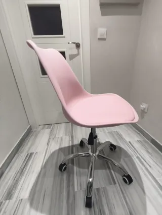 Silla de escritorio infantil rosa
