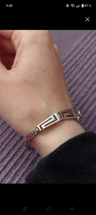 Pulsera y anillo plata y Topacio