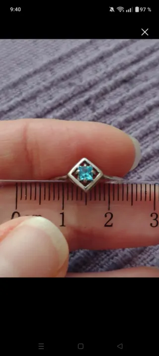 Pulsera y anillo plata y Topacio