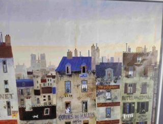 LAMINA REPRODUCCION CUADRO MICHEL DELACROIX PARIS