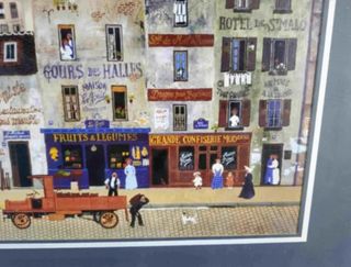 LAMINA REPRODUCCION CUADRO MICHEL DELACROIX PARIS