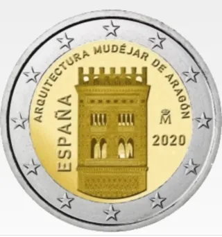 Moneda 2€ España 2020 Arquitectura Mudéjar