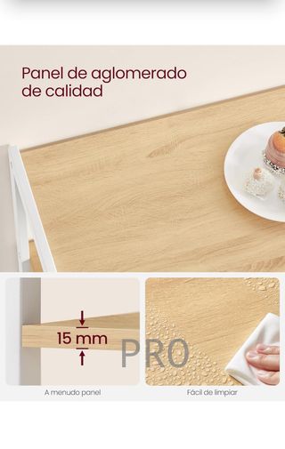 Scaffale da Cucina con 2 Cesti in Rete Metallic, Scaffale per Microonde