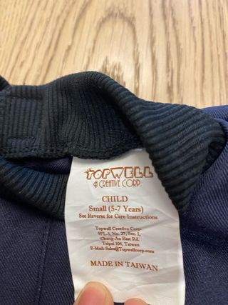 Costume da poliziotto per bambini 5-7 anni