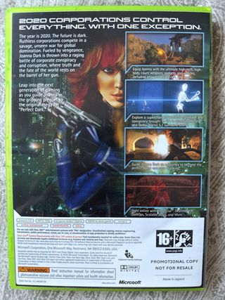 Perfect Dark Zero Xbox 360