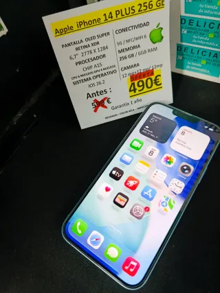 iPhone 14 Plus 256GB Azul Seminuevo