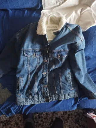 Chaqueta vaquera forrada borrego