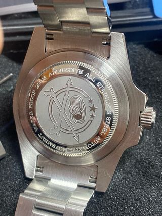 Reloj Addiesdive Sumergible Verde y Plateado