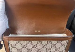 Bolso Gucci Horsebit 1955 Beige/Marrón