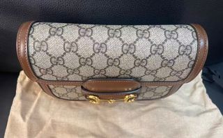 Bolso Gucci Horsebit 1955 Beige/Marrón