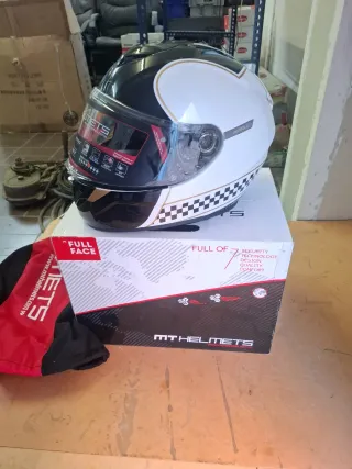 CASCO MOTO MT HELMETS RAPIDE REVIVAL TALLA L NUEVO