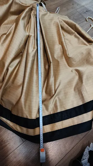 Falda Fallera Dorada Varias Tallas Ajustable