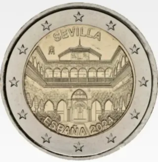 Moneda Conmemorativa 2€ España Sevilla 2024