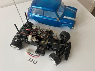 Mini Cooper Tamiya Blu