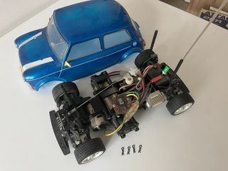 Mini Cooper Tamiya Blu