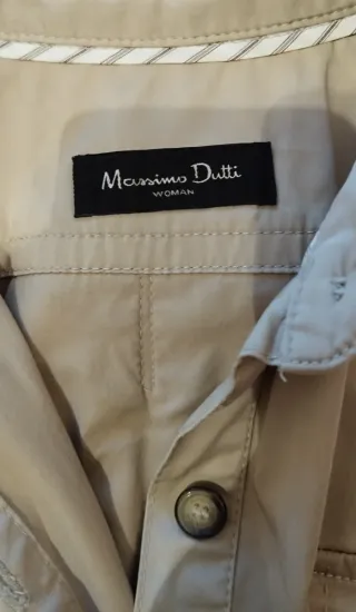 Vestido Massimo Dutti Beige