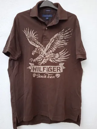 Polo Tommy Hilfiger Marrón Talla M