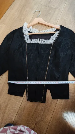 Corpiño Fallera Talla 38-40 Negro