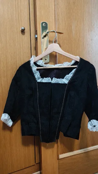 Corpiño Fallera Talla 38-40 Negro