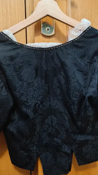 Corpiño Fallera Talla 38-40 Negro