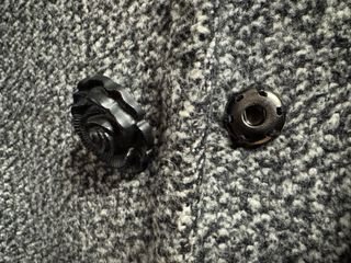 Abrigo jaspeado gris Talla XS