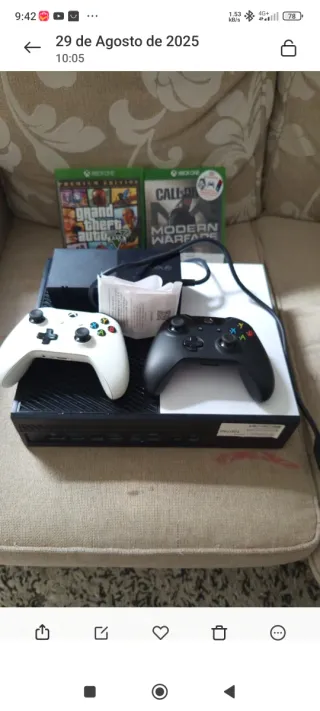 Xbox One con 2 juegos