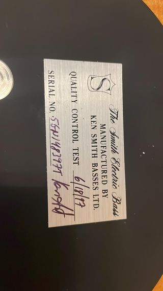 Ken Smith BSR5 GN 97s Bajo Eléctrico