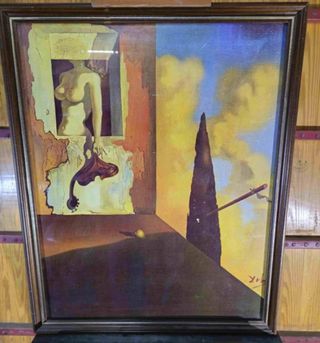 DALI LAMINA REPRODUCCION ENMARCADA DE CUADRO