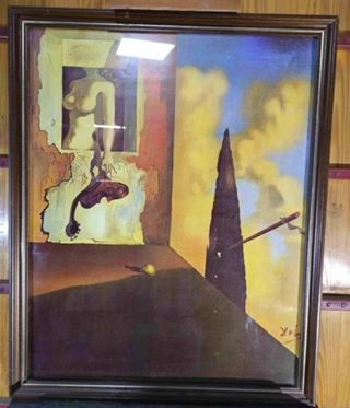 DALI LAMINA REPRODUCCION ENMARCADA DE CUADRO