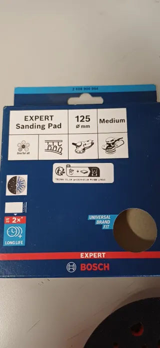 Almohadilla lijadora BOSCH 125mm