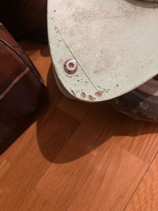 Bici sin pedales madera mint y roja