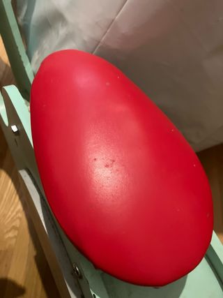 Bici sin pedales madera mint y roja