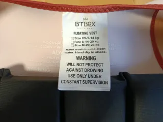 Chaleco flotador bebé. Tutete