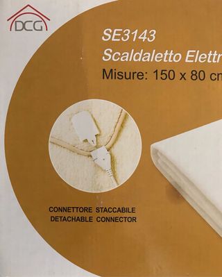 Scaldaletto elettrico singolo 150x80 - Nuovo
