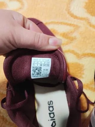 Adidas Zapatillas Deportivas Granate y rosa