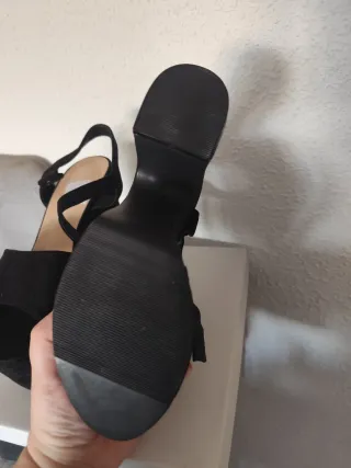 Zapatos de tacón plataforma negros