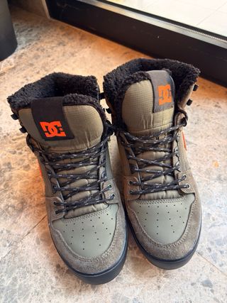 DC Shoes Zapatillas Pure Dusty Olive Naranja