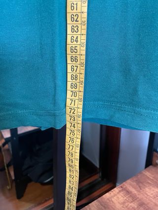 Camiseta verde Zara talla L – Estampado delantero