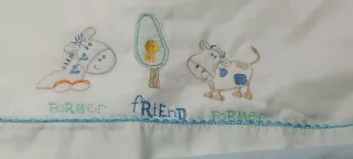 Set culla lenzuola e paracolpi