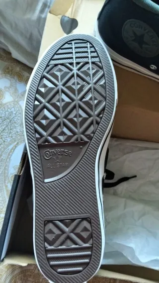 Converse Hombre Talla 42 Negras/Gris