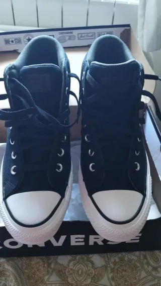 Converse Hombre Talla 42 Negras/Gris
