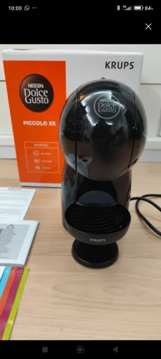 Cafetera Dolce Gusto Krups Negra