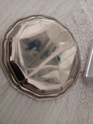 Piattini placcati argento 1000