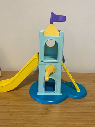 Parque Playmobil 123 con columpios y tobogán