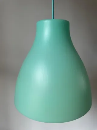 Lámpara colgante verde/turquesa