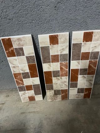 Cenefas decorativas azulejo mosaico (3 piezas)