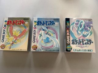 Pack Pokémon Oro, Plata y Cristal Game Boy Color